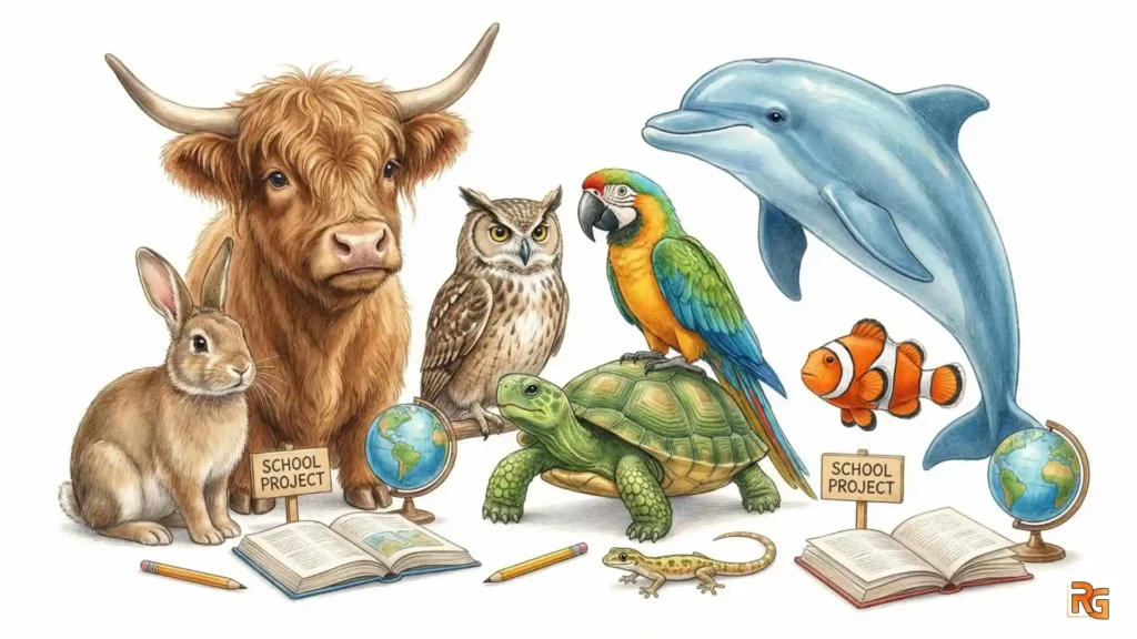 Animal Name Ideas for School Projects 2 animals used in school projects including mammals birds reptiles and marine animals