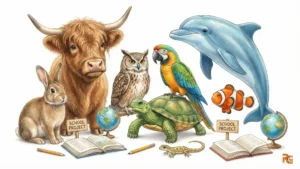 animals used in school projects including mammals birds reptiles and marine animals