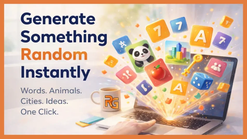 Free Random Generator Tools for Every Idea 3 random generator tool online generating animals words cities and ideas instantly