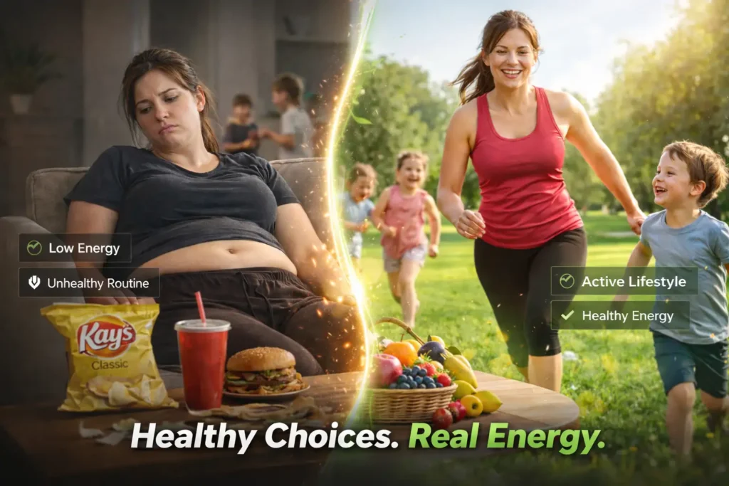 low calorie fruits for weight loss transformation healthy vs unhealthy lifestyle fat loss energy improvement