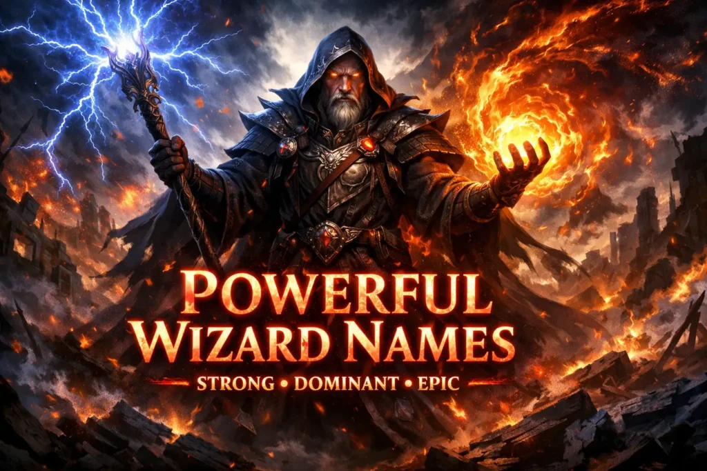 Best Wizard Names for DnD 2 powerful dnd wizard names dark mage fantasy character ideas