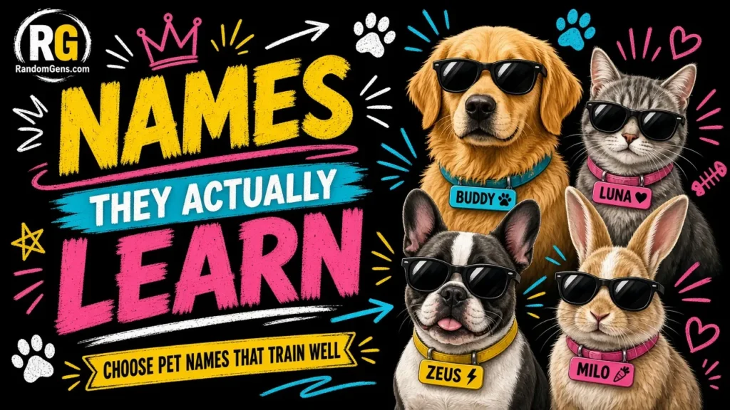 Pet Names That Stick - Names they can actually learn
