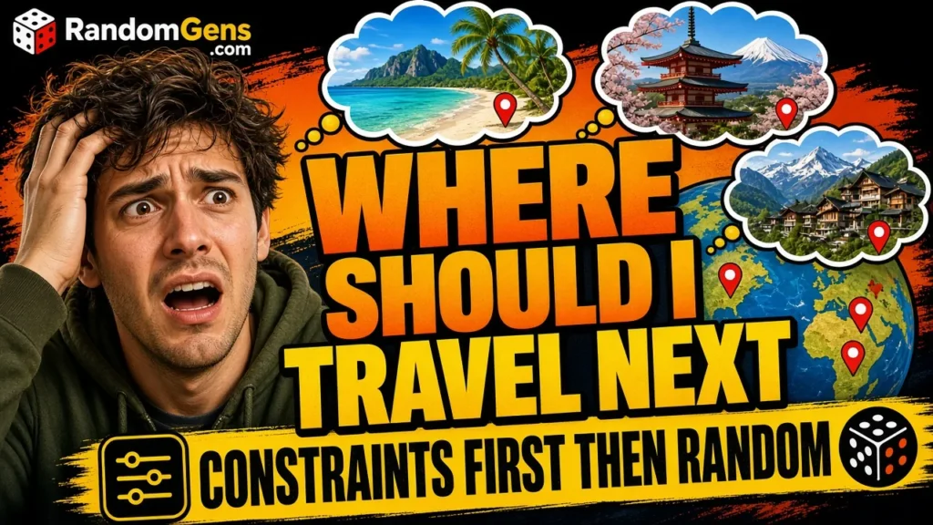 Where Next - Constraints first, then random